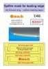 Omask 80097 Spitfire mask for leading edge (for Eduard)(Yellow masking tape) 1/48